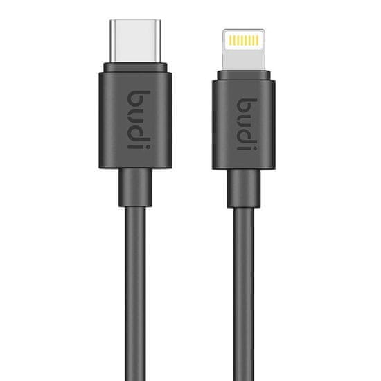Budi Kábel USB-C do Lightning Budi, 1,2 m, 35 W (čierny)