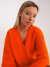 RUE PARIS Dámsky dlhý sveter Belamue oranžová Universal