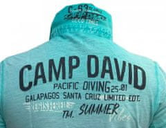 Camp David  Pánska polokošeľa s krátkym rukávom Tyrkysová M