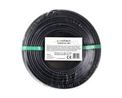 sapro Koaxiálny kábel CONO-TECH RG6 NS100TRI, 1mm, CU/AL, Trishield, PE, 6,8mm, GEL 100m, fólia, čierny