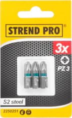 Strend Pro Bit Strend Pro Pozidriv, PZ 3, bal. 3 ks