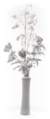 Vetvička MagicHome Vianoce, MoneyPlant.White, biela, 56x107 cm