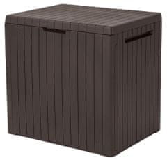 Box Keter City storage box 113 lit., úložný, hnedý