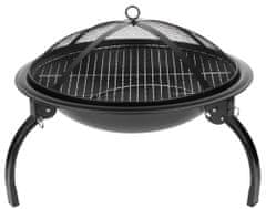 STREND PRO GRILL Ohnisko Strend Pro Homefire, BBQ, gril s roštom, na drevené uhlie, kovové, okrúhle, 545x400 mm