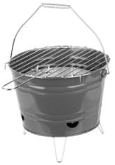 STREND PRO GRILL Gril Strend Pro Finch, BBQ, vedierko, kovový, na drevené uhlie, 270x220 mm