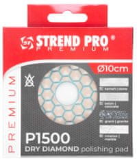 STREND PRO PREMIUM Podložka Strend Pro Premium DP514, 100 mm, P1500, diamantová, brúsna, leštiaca