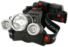 Strend Pro Čelovka Strend Pro Headlight H931, T6+2 XPE LED, 300 lm, 1200 mAh, USB nabíjanie