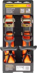 Strend Pro Popruh upínací Strend Pro TRS-402, pás s račňou, 30 mm, L-5 m, max. 800 kg, bal. 2 ks