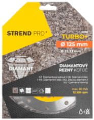 Strend Pro Kotúč Strend Pro 521C, 125 mm, diamantový, Turbo +