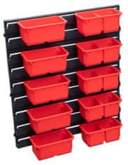 Boxy QBRICK Organizer náhradný, ONE Organizer M/L, 11 dielna sada, na stenu