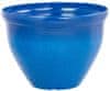 Kvetináč Strend Pro, glazúra, modrý, 38x28,5 cm