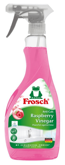 Čistič Frosch, na vodný kameň, s malinovým octom, 500 ml