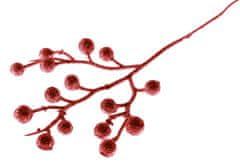 Vetvička MagicHome Vianoce, GliBerries. červená, 28 cm (6 ks)