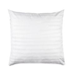 shumee Bambusovo-bavlnená saténová obliečka na vankúš STRIPE WHITE/40x40