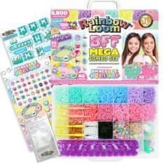 Rainbow Loom BFF Mega Combo Set - výrobky a náramky z gumičiek