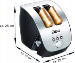 Zilan ZLN2690 Kovový toastovač