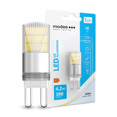 Modee LED žiarovka G9 Aluminium 4,2W studená biela (ML-G9A6000K4,2WB1)