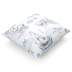 Pepi Obliečka na vankúš 40x40 na zips Eledreams Blue - PPP-40-1-ELDB-B