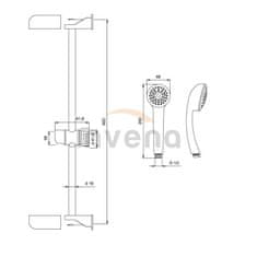 Invena Sprchový set ava new (AU-56-001-D)