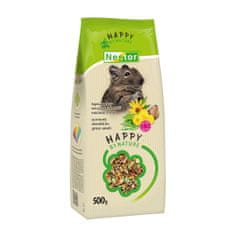 Nestor HAPPY krmivo pre degu s topinamburom, semenami tráv a púpavou lekárskou 500g