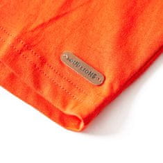 Vidaxl Detské tričko s dlhými rukávmi žiarivo oranžové 140