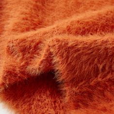 Vidaxl Detský pletený sveter pálený oranžový 92
