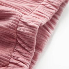Vidaxl Detské nohavice manšestrové svetlo ružové 92