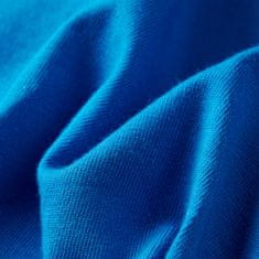 Vidaxl Detské tričko s dlhými rukávmi kobaltovo modré 140