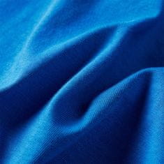 Vidaxl Detské tričko s dlhými rukávmi kobaltovo modré 140