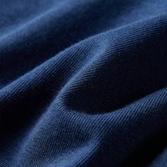 Vidaxl Detské tričko s dlhými rukávmi námornícke modré 116