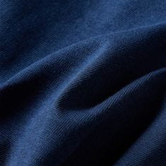 Vidaxl Detské tričko s dlhými rukávmi námornícke modré 128