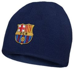 FAN SHOP SLOVAKIA Detská zimná čiapka FC Barcelona, tmavo modrá