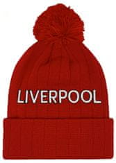 FAN SHOP SLOVAKIA Zimná čiapka Liverpool FC, červená, s brmbolcom