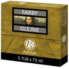 Astra ARTEA Olejová farba Profi 75ml, Zinc White / Biela Zinková, 83410943