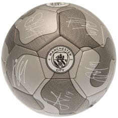 FAN SHOP SLOVAKIA Futbalová lopta Manchester City FC, sivá, veľ. 5