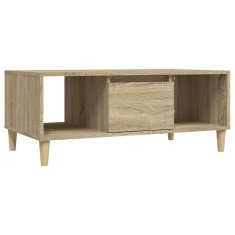 Vidaxl Konferenčný stolík dub sonoma 90x50x36,5 cm spracované drevo