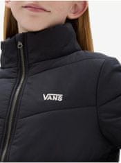 Vans Čierna dievčenská zimná prešívaná bunda VANS Foundry Puffer 122-128