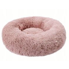 BB-Shop Pohodlný plyšový ružový pelech pre psov 80 cm