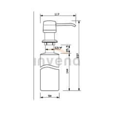 Invena Dávkovač mydla (AA-21-001-L)