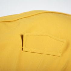 Duvo+ štýlová bunda s kapucňou pre psov L 60cm žltá