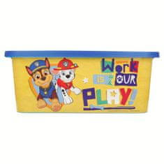 Stor Plastový úložný box PAW PATROL 13L, 02545