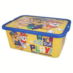 Stor Plastový úložný box PAW PATROL 13L, 02545