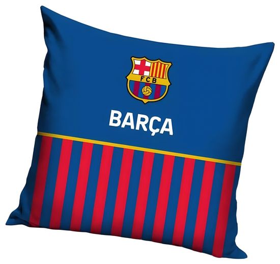 FAN SHOP SLOVAKIA Vankúšik FC Barcelona, modro-vínový, BARCA, 40x40