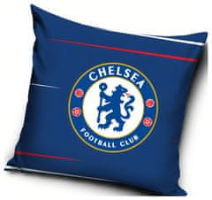 FAN SHOP SLOVAKIA Vankúšik Chelsea FC, modrý, prúžky, 40x40