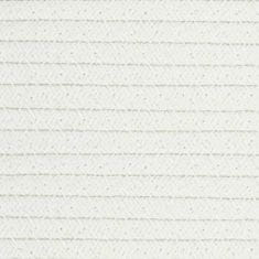 Vidaxl Úložný kôš s vekom hnedo-biely Ø40x35 cm bavlna