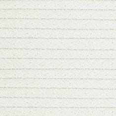 Vidaxl Úložný kôš béžovo-biely Ø38x46 cm bavlna