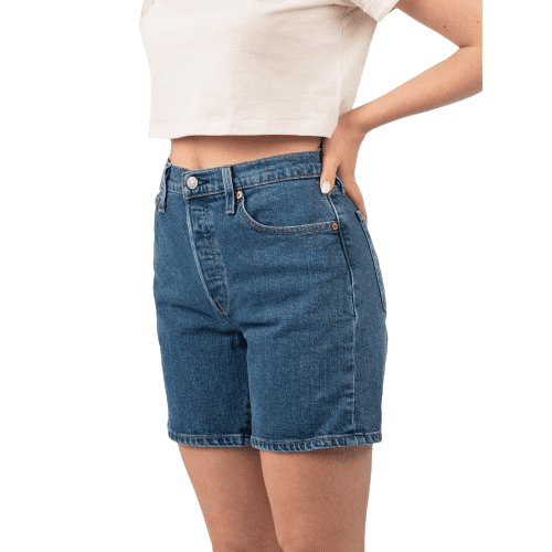 Levis Dámske Krátke nohavice 501 MID THIGH SHORT