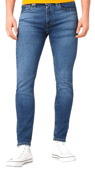 Levis Pánske Rifle extrem skinny 519 Super Skinny Fit Hi Ball