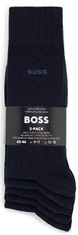 Hugo Boss 5 PACK - pánske ponožky BOSS 50503575-401 (Veľkosť 39-42)