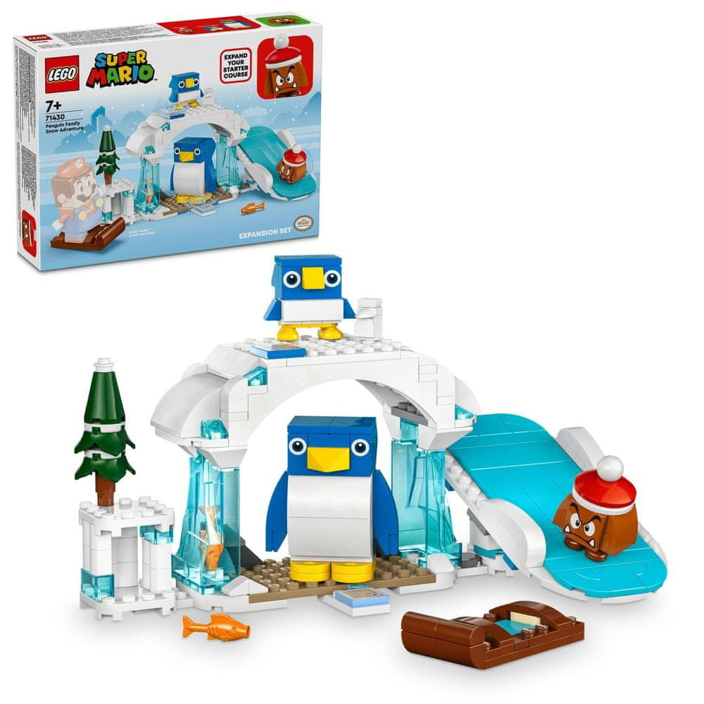 LEGO Super Mario 71430 Snehové dobrodružstvo s rodinou penguin – rozširujúci set